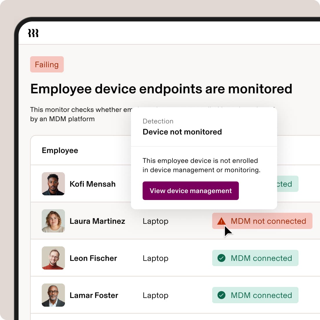 Audit readiness and compliance