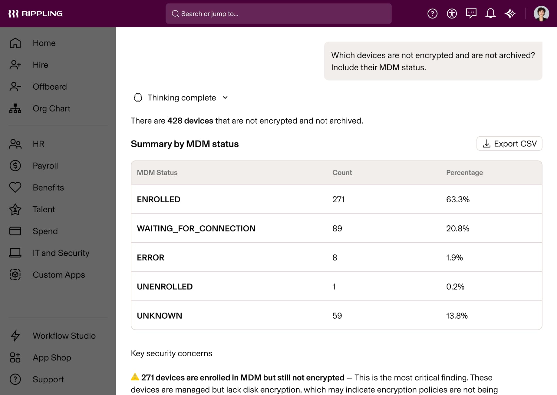 Easily generate reports