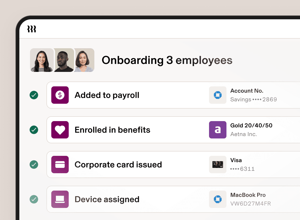 Onboarding 3 employees enUS